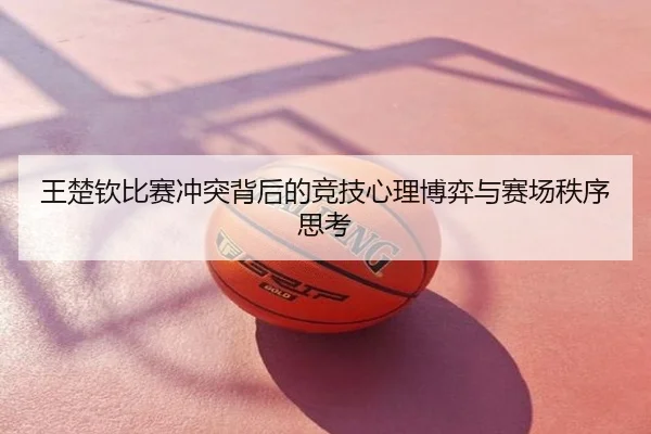 王楚钦比赛冲突背后的竞技心理博弈与赛场秩序思考